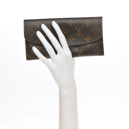 Louis Vuitton Monogram Emilie Wallet Red 5 of 12
