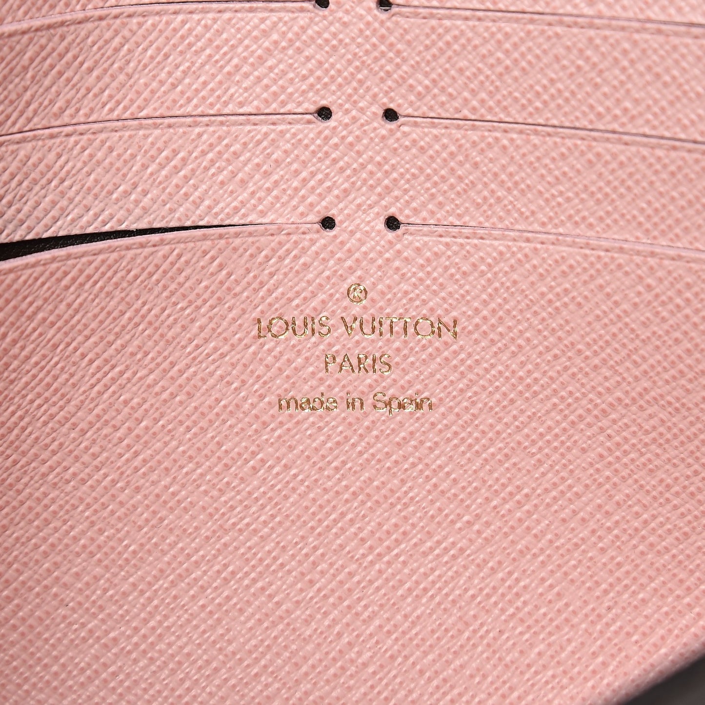 Monogram Jeanne Wallet Rose Ballerine