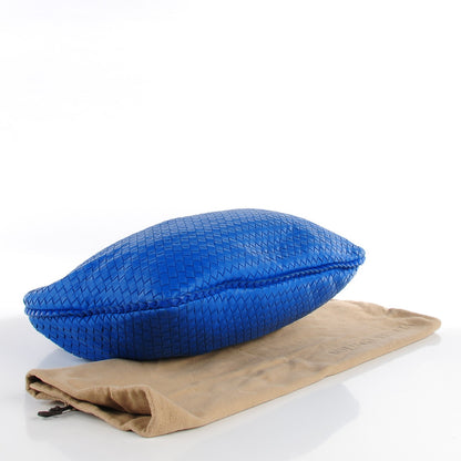 Bottega Veneta Nappa Intrecciato Large Veneta Hobo Signal Blue 4 of 8