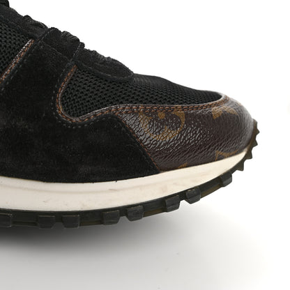 Louis Vuitton Suede Monogram Run Away Sneakers 37.5 Black 12 of 12