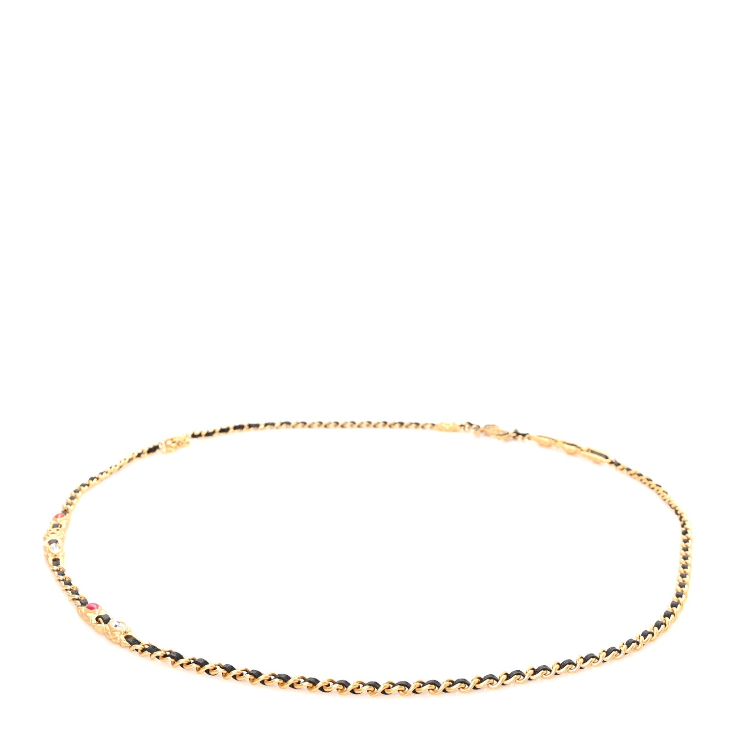 Chanel Lambskin Poured Glass Cote D'Azur CC Chain Belt Gold Multicolor 1 of 3
