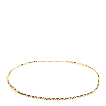 Chanel Lambskin Poured Glass Cote D'Azur CC Chain Belt Gold Multicolor 1 of 3