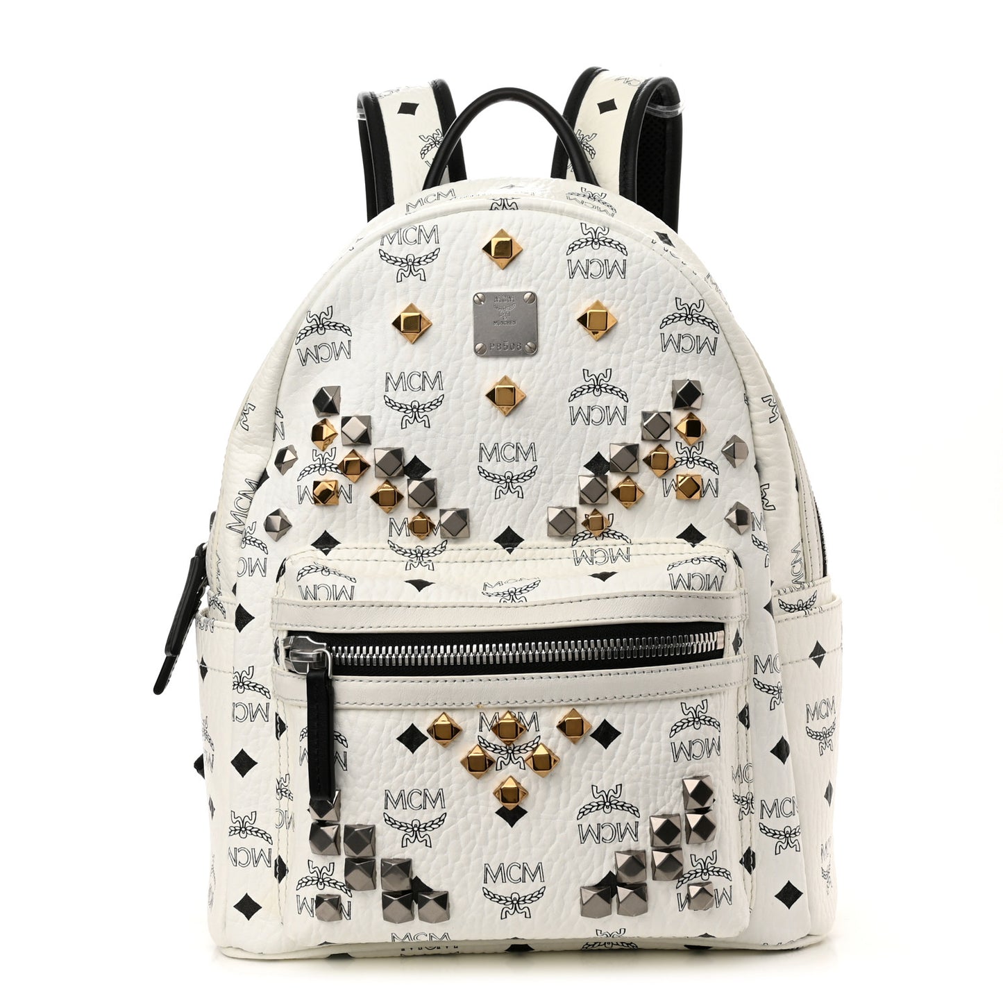 Visetos Studded Small Stark M Backpack White