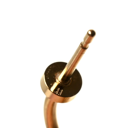 Louis Vuitton Brass Blooming Earrings Gold 4 of 5