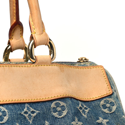 Louis Vuitton Monogram Denim Neo Speedy Blue 10 of 12