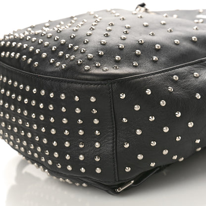 Alexander McQueen Calfskin Studded Small Backpack Black 9 of 10