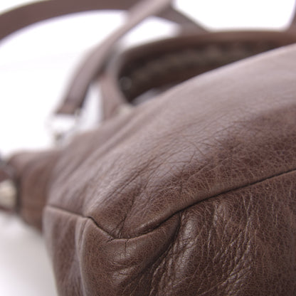 Balenciaga Agneau Giant 12 Silver Hardware Town Castagna 16 of 18