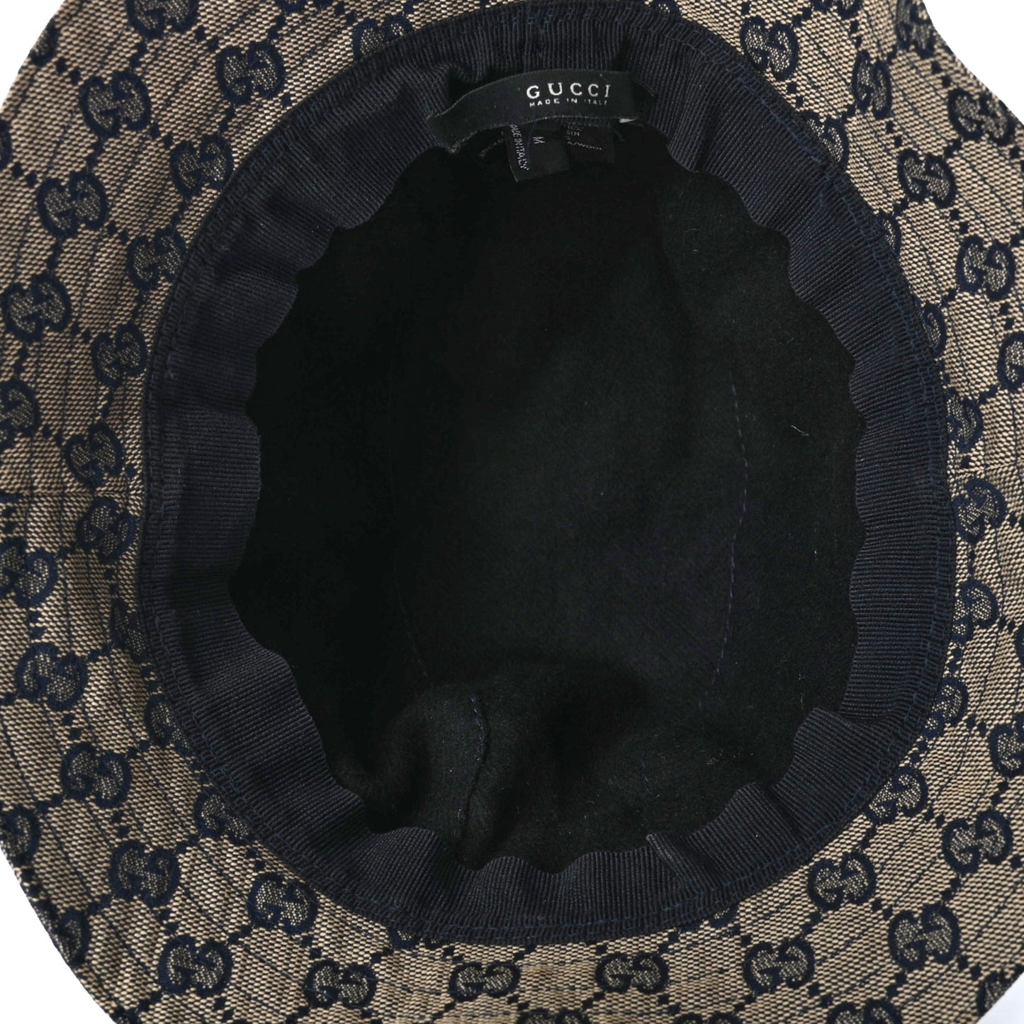 Monogram Web Bucket Hat M Blue