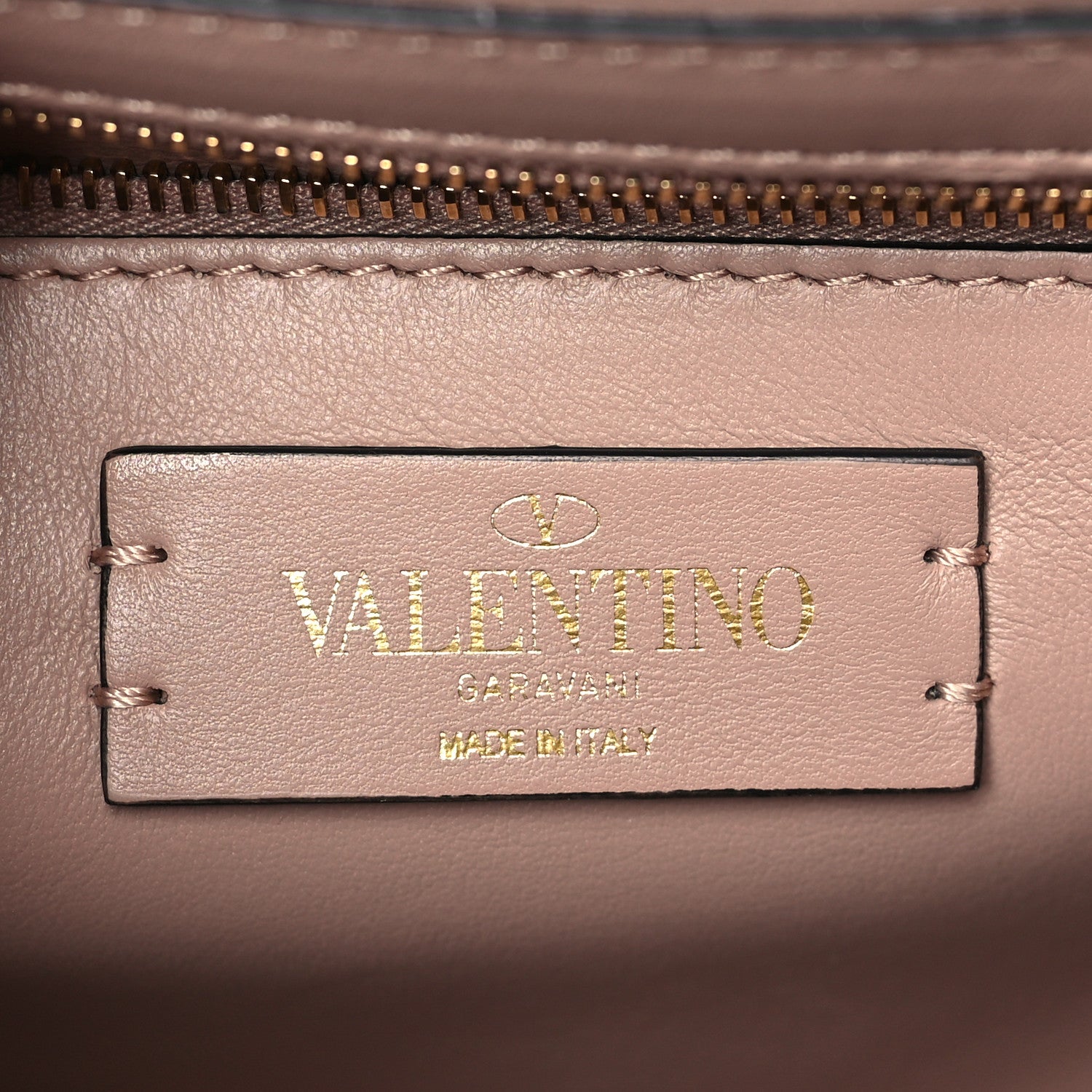 Valentino Garavani Nappa Large Roman Stud Shoulder Bag Rose Cannelle 6 of 8