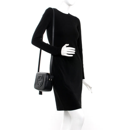 Gucci Pebbled Calfskin Small Soho Disco Bag Black 2 of 7