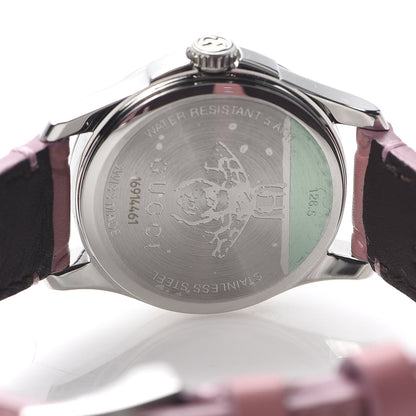 Gucci Stainless Steel Calfskin 27mm G-Timeless Quartz Watch Pink 5 of 6