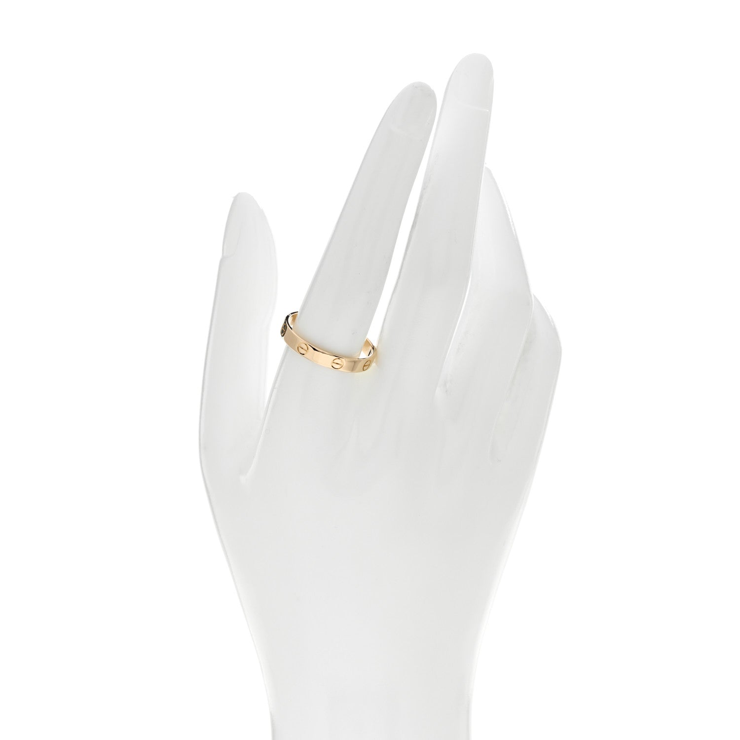 Cartier 18K Yellow Gold 3.5mm LOVE Wedding Band Ring 63 10.5 2 of 5