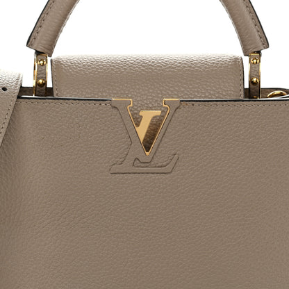 Louis Vuitton Taurillon Capucines BB Galet 7 of 9