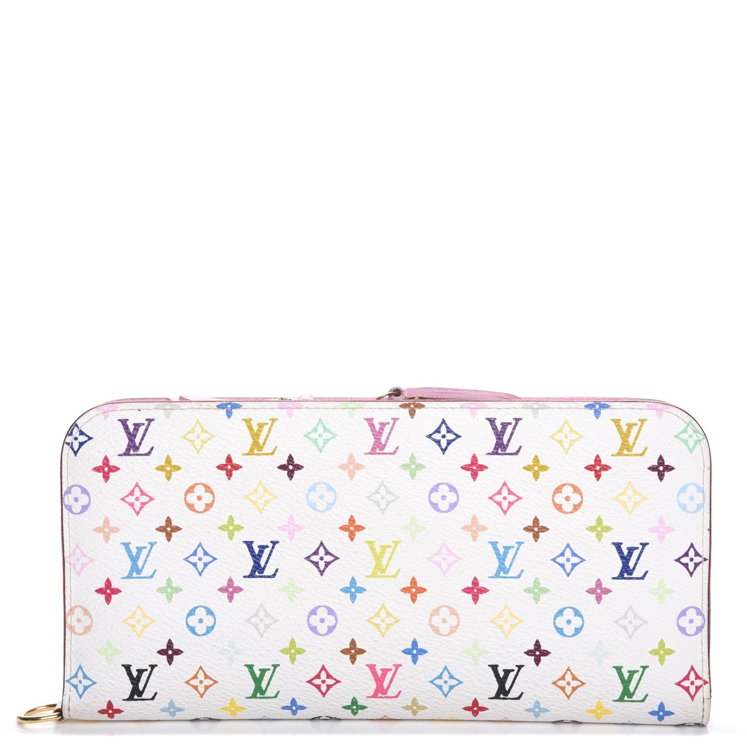 Louis Vuitton Monogram Multicolor Insolite Wallet White Litchi 1 of 7