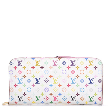 Louis Vuitton Monogram Multicolor Insolite Wallet White Litchi 1 of 7