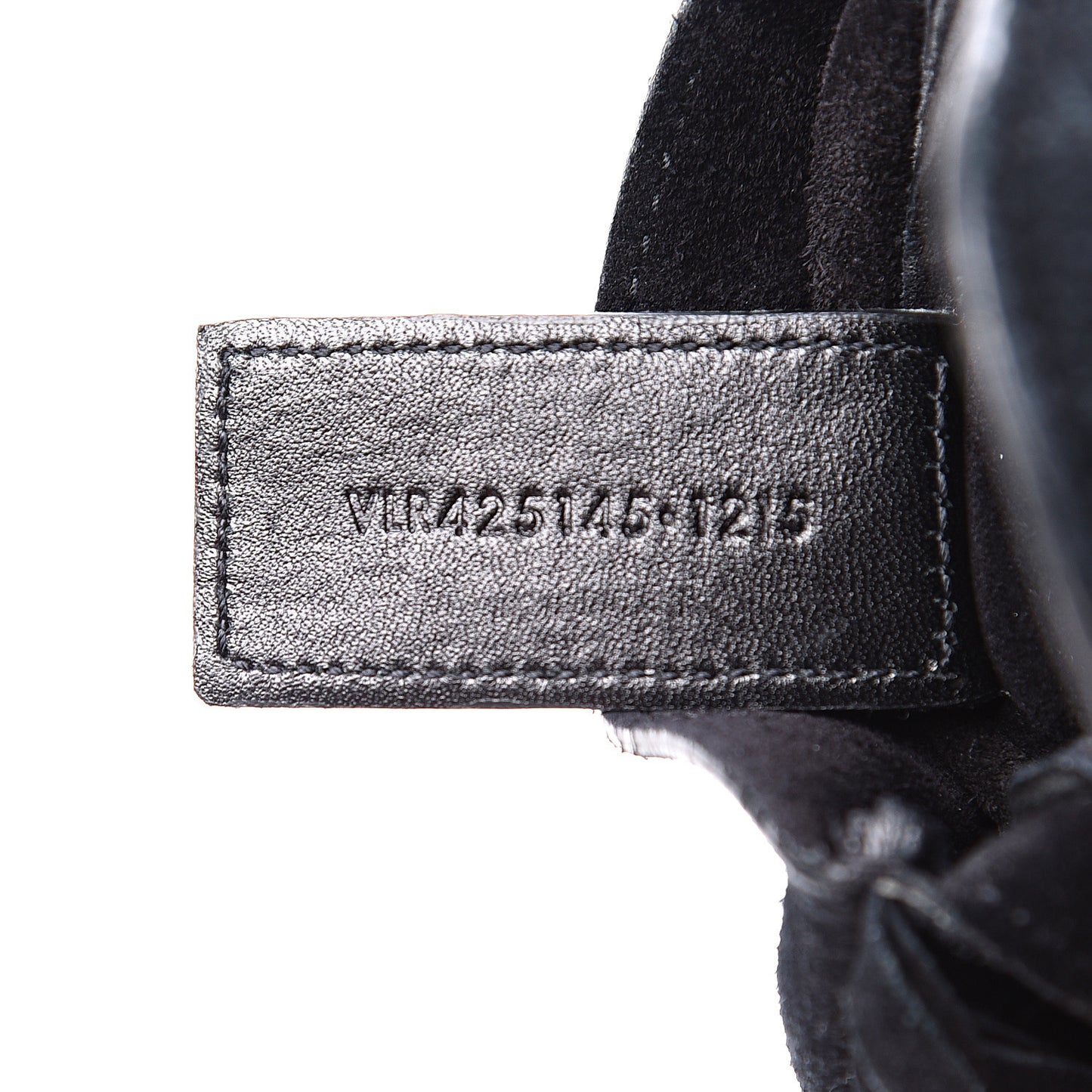 Suede Fringe Toy Monogram Anita Crossbody Bag Black