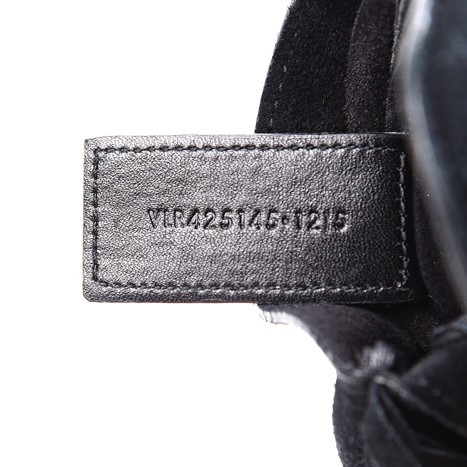 Saint Laurent Suede Fringe Toy Monogram Anita Crossbody Bag Black 6 of 9