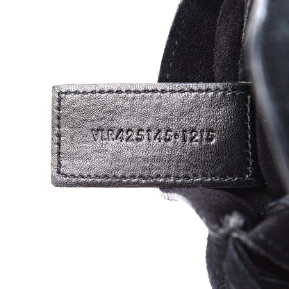 Saint Laurent Suede Fringe Toy Monogram Anita Crossbody Bag Black 6 of 9