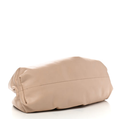 Bottega Veneta Smooth Butter Calf The Pouch Oversized Clutch Nude 4 of 9