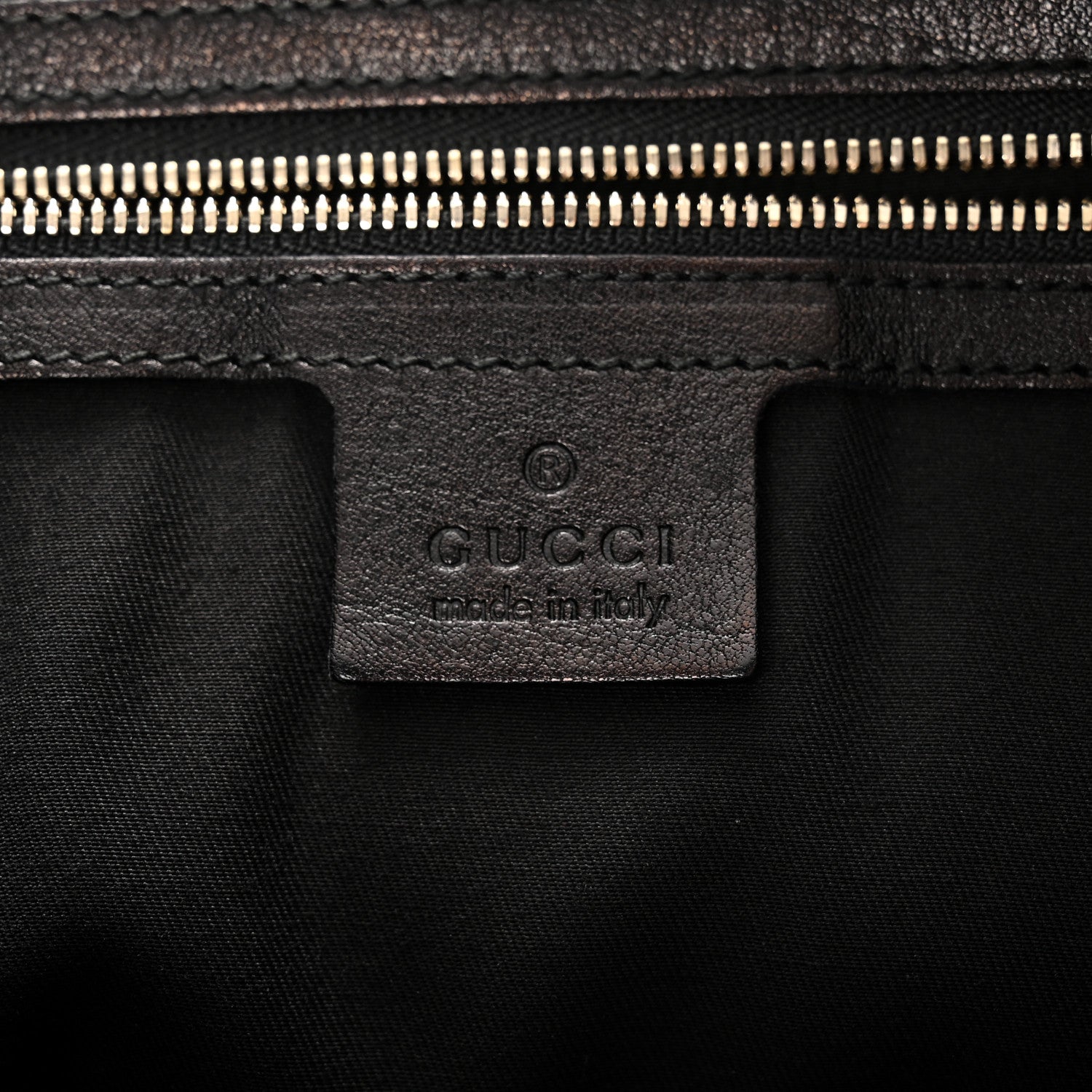 Gucci Monogram Pelham Studded Shoulder Bag Black 6 of 11