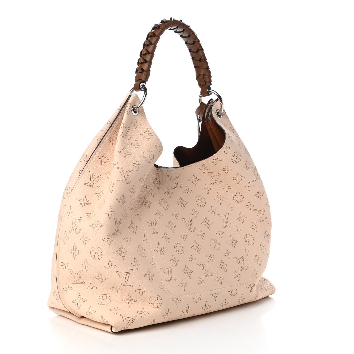Louis Vuitton Mahina Carmel Hobo Creme 3 of 10