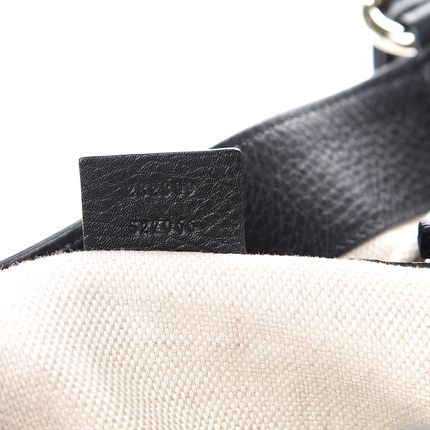 Pebbled Calfskin Medium Soho Shoulder Bag Black