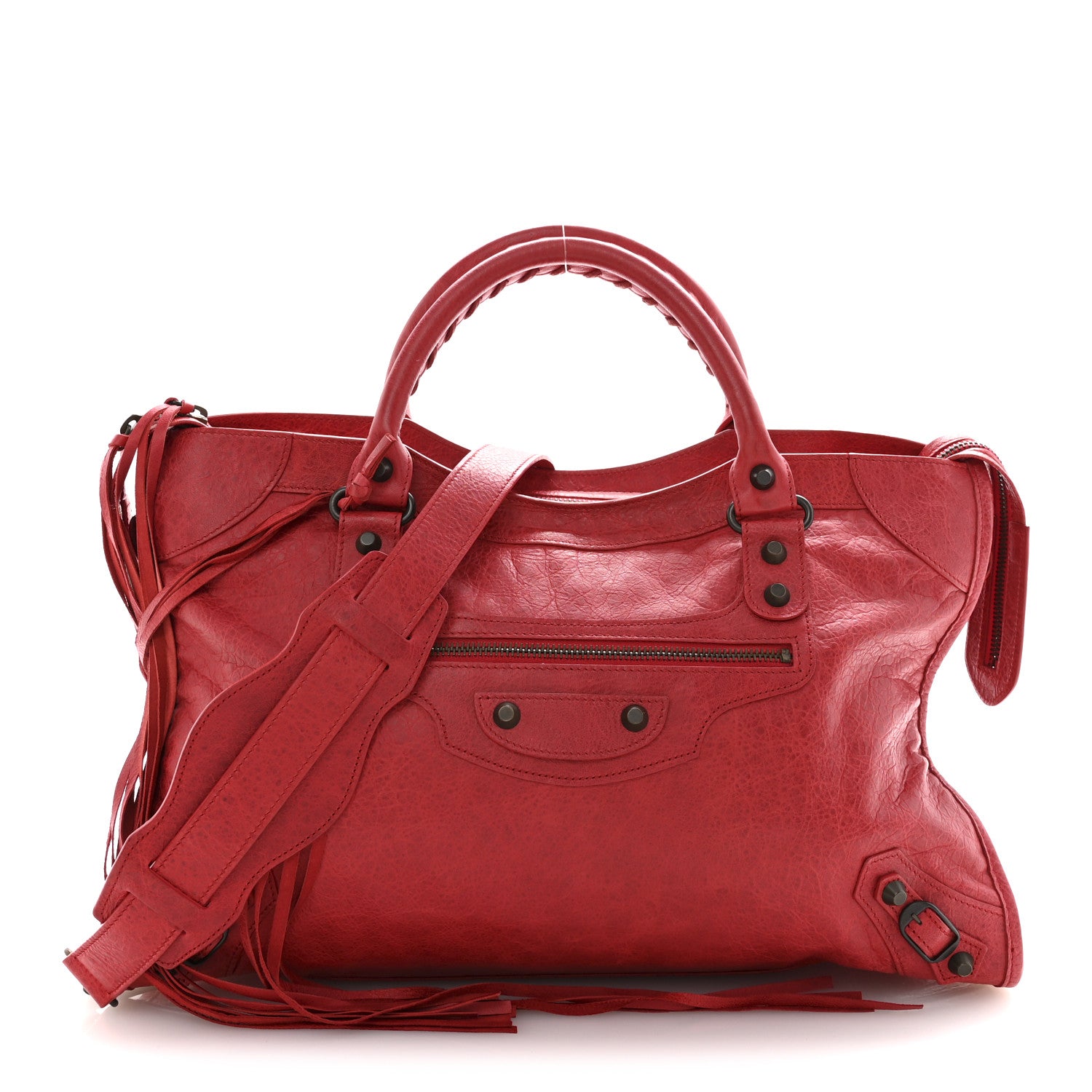 Balenciaga Agneau Classic Hardware City Rouge Coquelicot 1 of 12