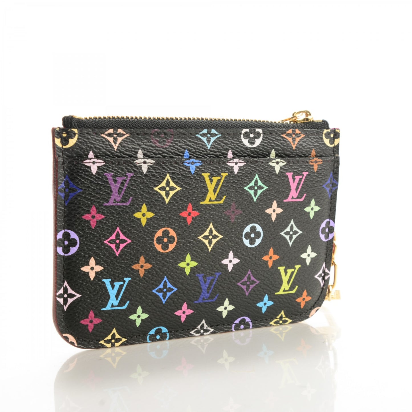 Monogram Multicolor Key Pouch Black Grenade