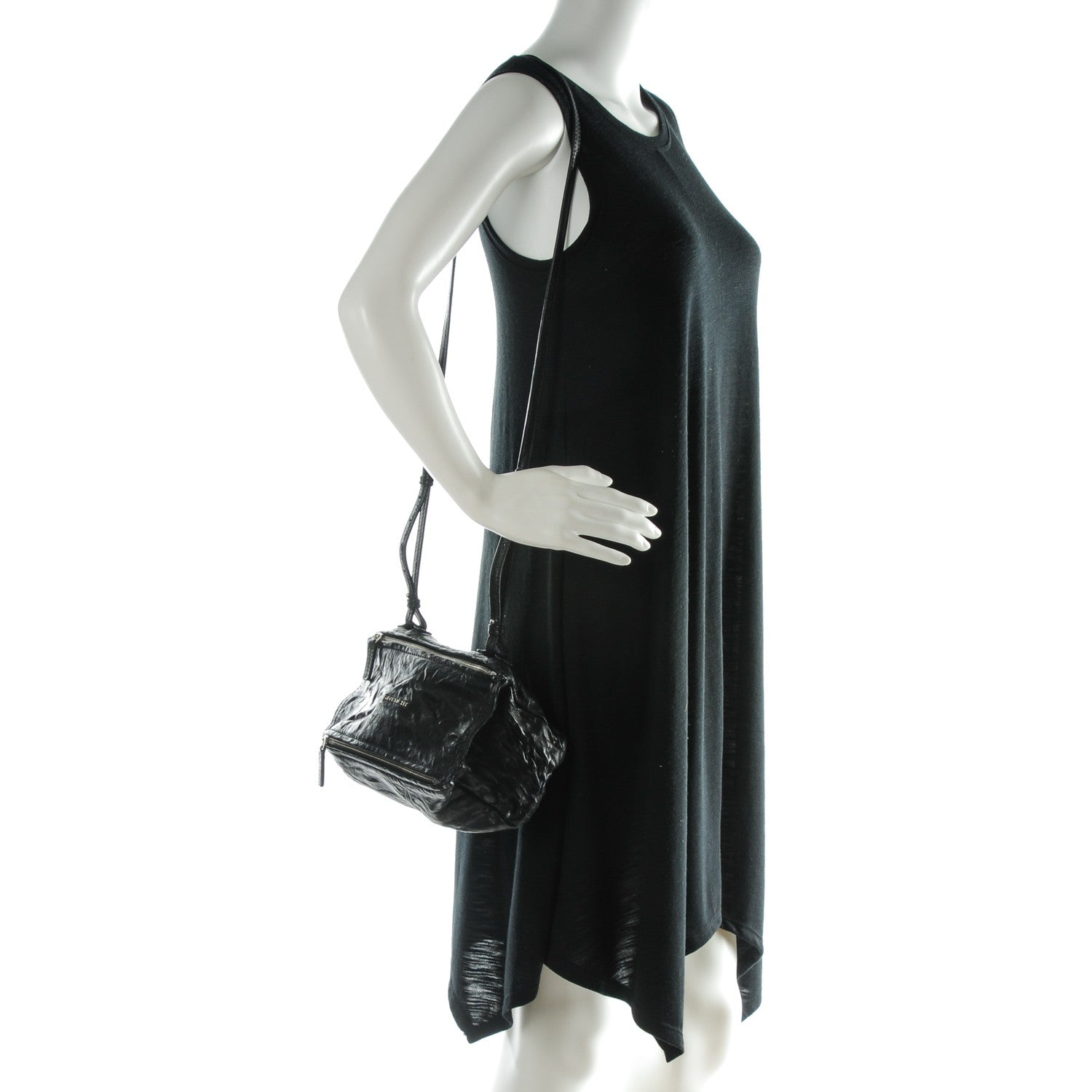 Givenchy Tumbled Sheepskin Mini Pandora Black 2 of 7