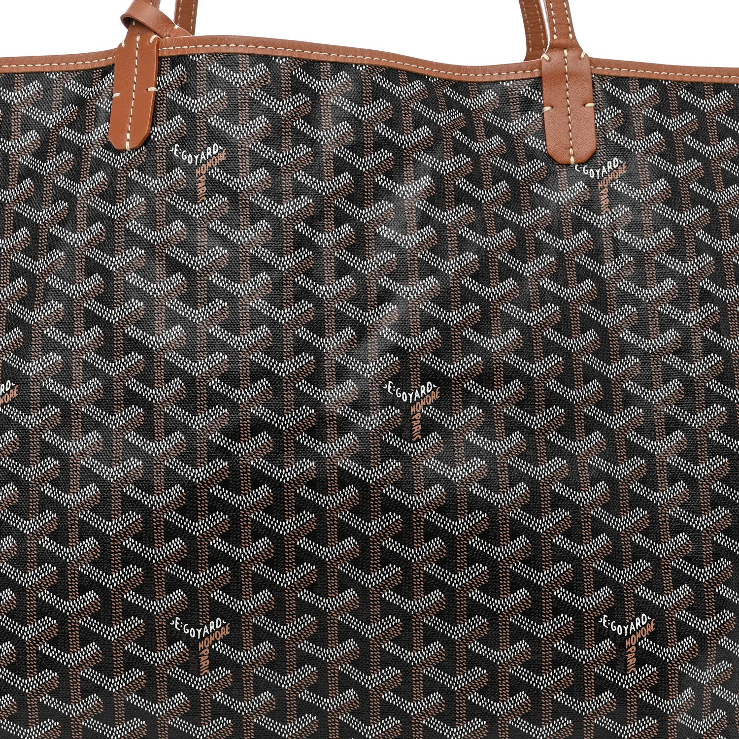 Goyard Goyardine Saint Louis GM Black Gold 10 of 12