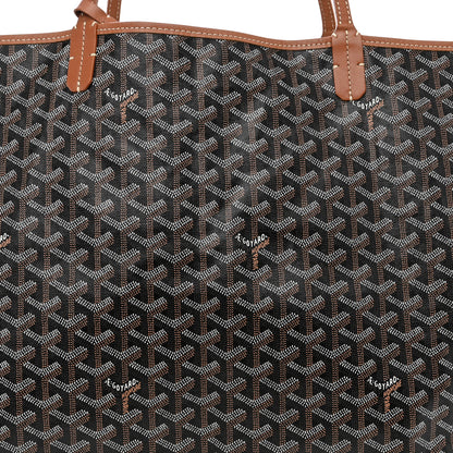 Goyard Goyardine Saint Louis GM Black Gold 10 of 12