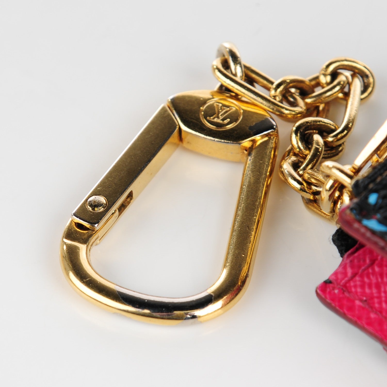Louis Vuitton Monogram Multicolor Key Pouch Black Grenade 8 of 8