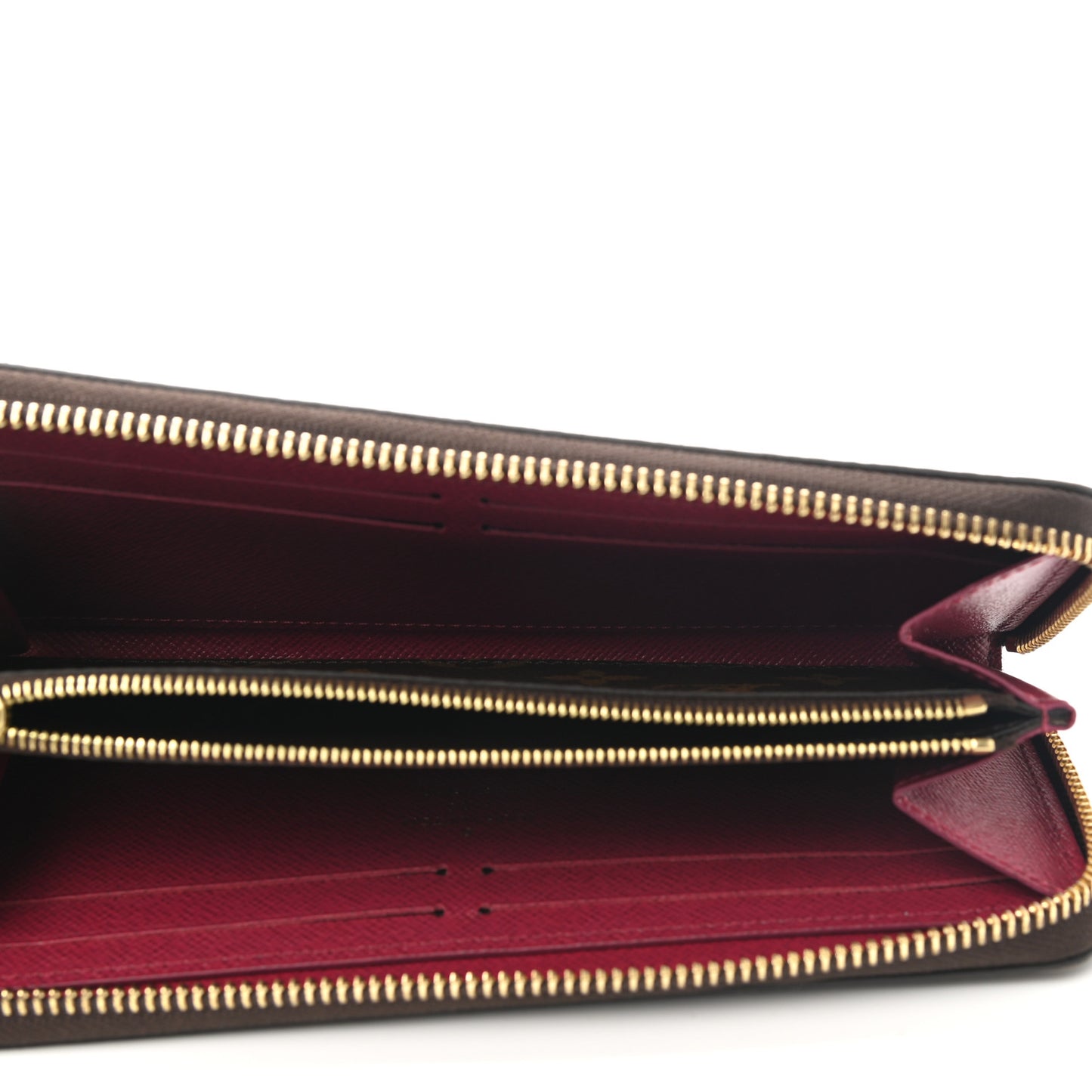 Monogram Clemence Wallet Fuchsia