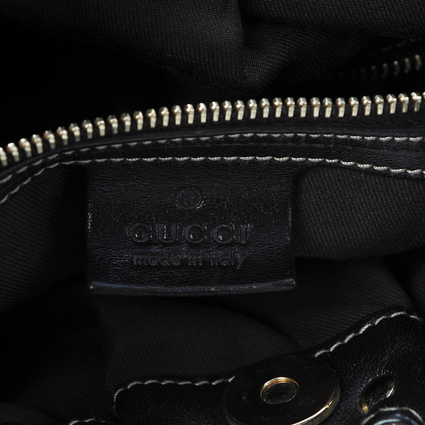 Monogram Studded Medium Pelham Tote Dark Brown