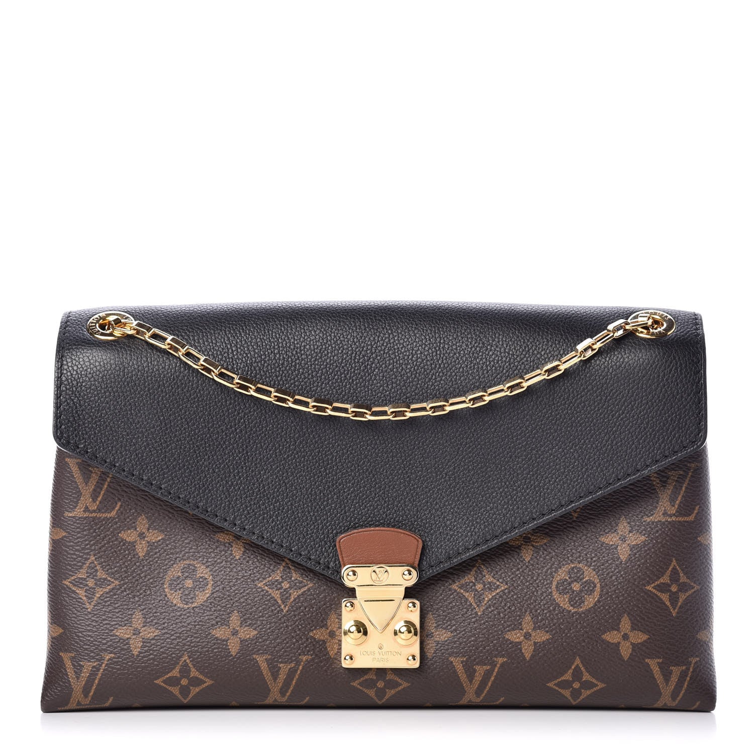 Louis Vuitton Monogram Pallas Chain Black 1 of 12