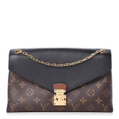 Louis Vuitton Monogram Pallas Chain Black 1 of 12