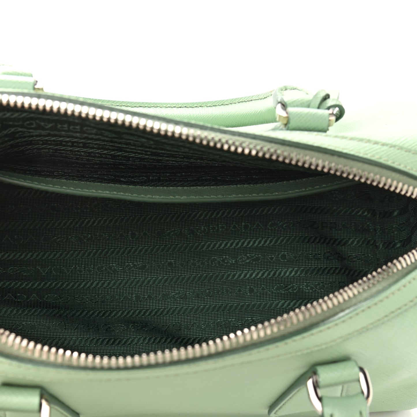 Saffiano Lux Top Handle Crossbody Bag Acquamarina