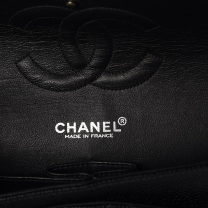Chanel Caviar Quilted Medium Double Flap Black 6 of 8