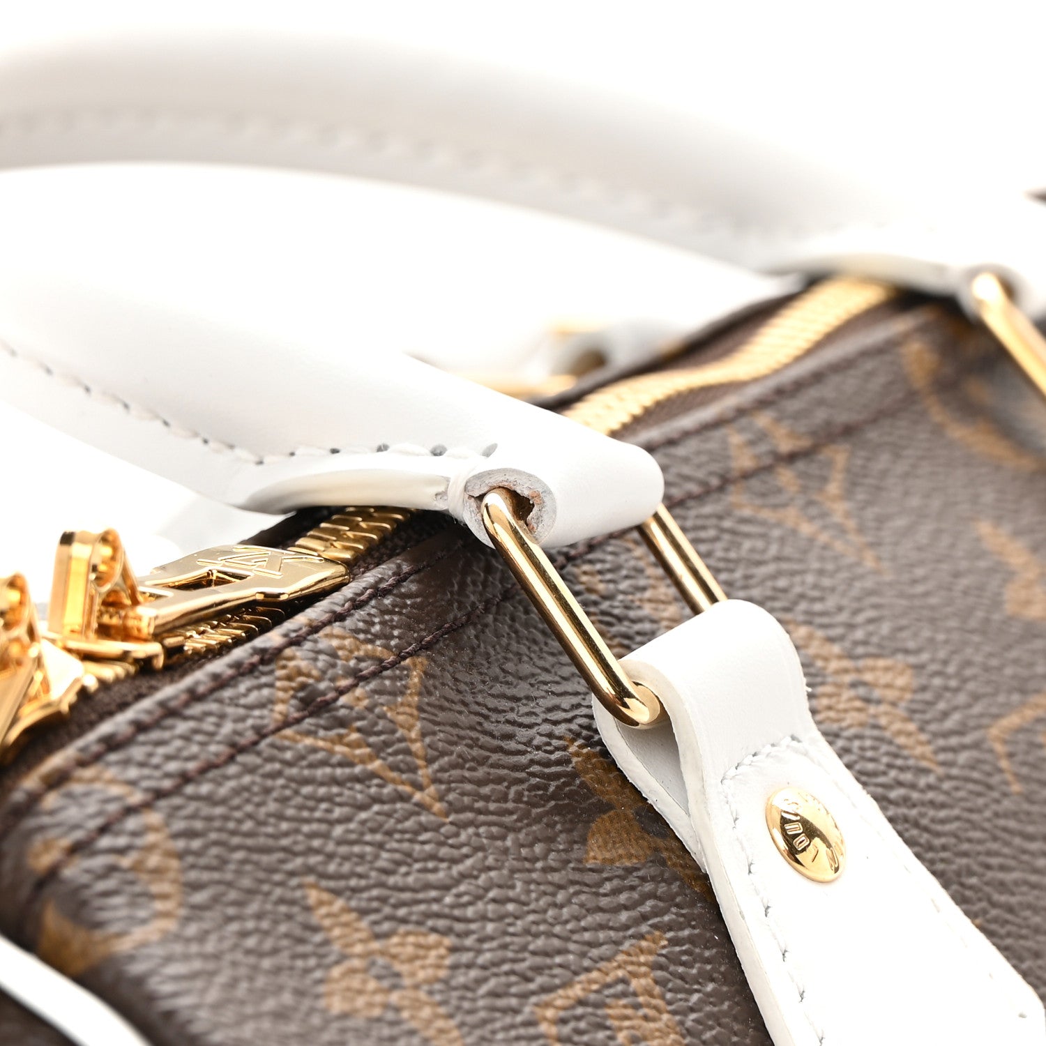 Louis Vuitton Monogram LV Match Speedy Bandouliere 25 White 12 of 13