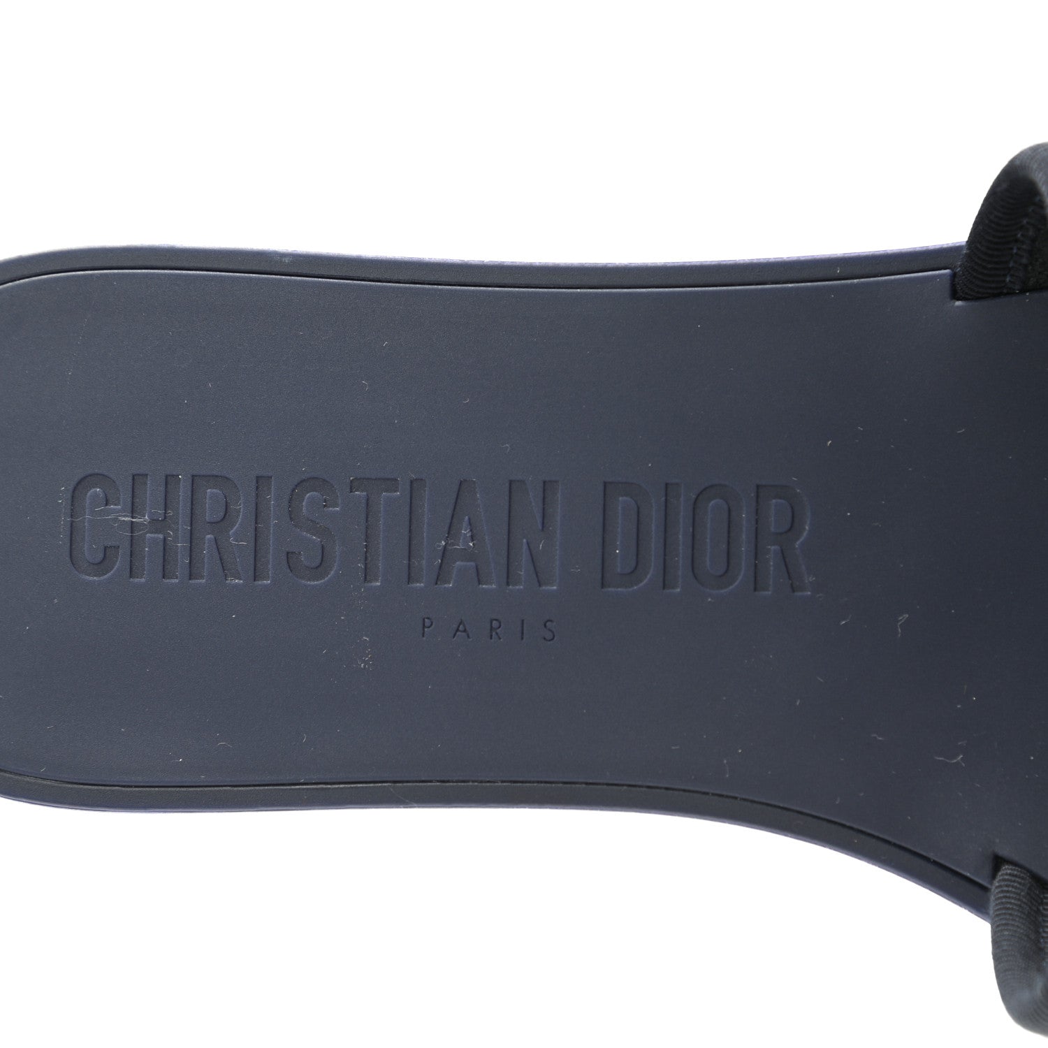 Christian Dior Technical Stretch Fabric Camouflage Dio(r)evolution Slide Sandals 38 Deep Blue 7 of 7