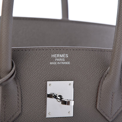 Hermes Epsom Birkin 35 Etain 8 of 9