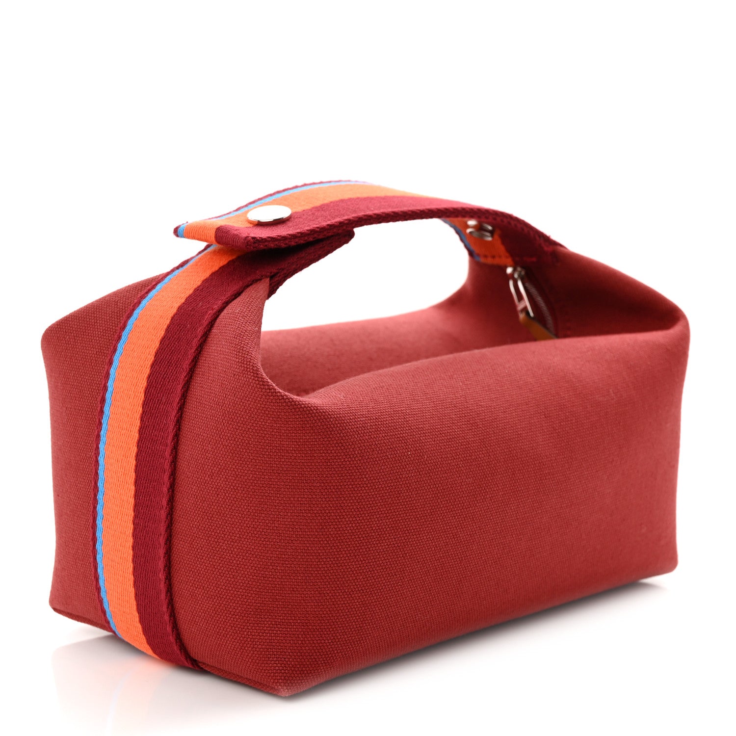 Hermes Cotton Canvas H Pavillon Small Bride-A-Brac Pouch Rouge H 3 of 8