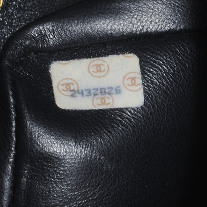 Chanel Suede Vertical Quilt Medium Flap Blue 8 of 8