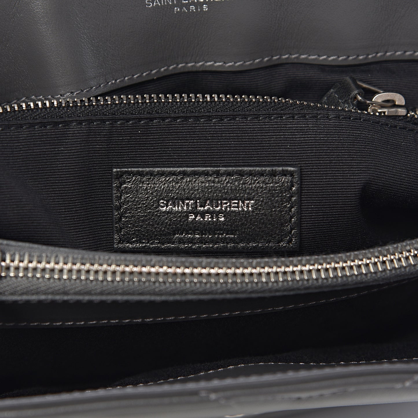 Calfskin Y Quilted Monogram Medium Loulou Chain Satchel Earth