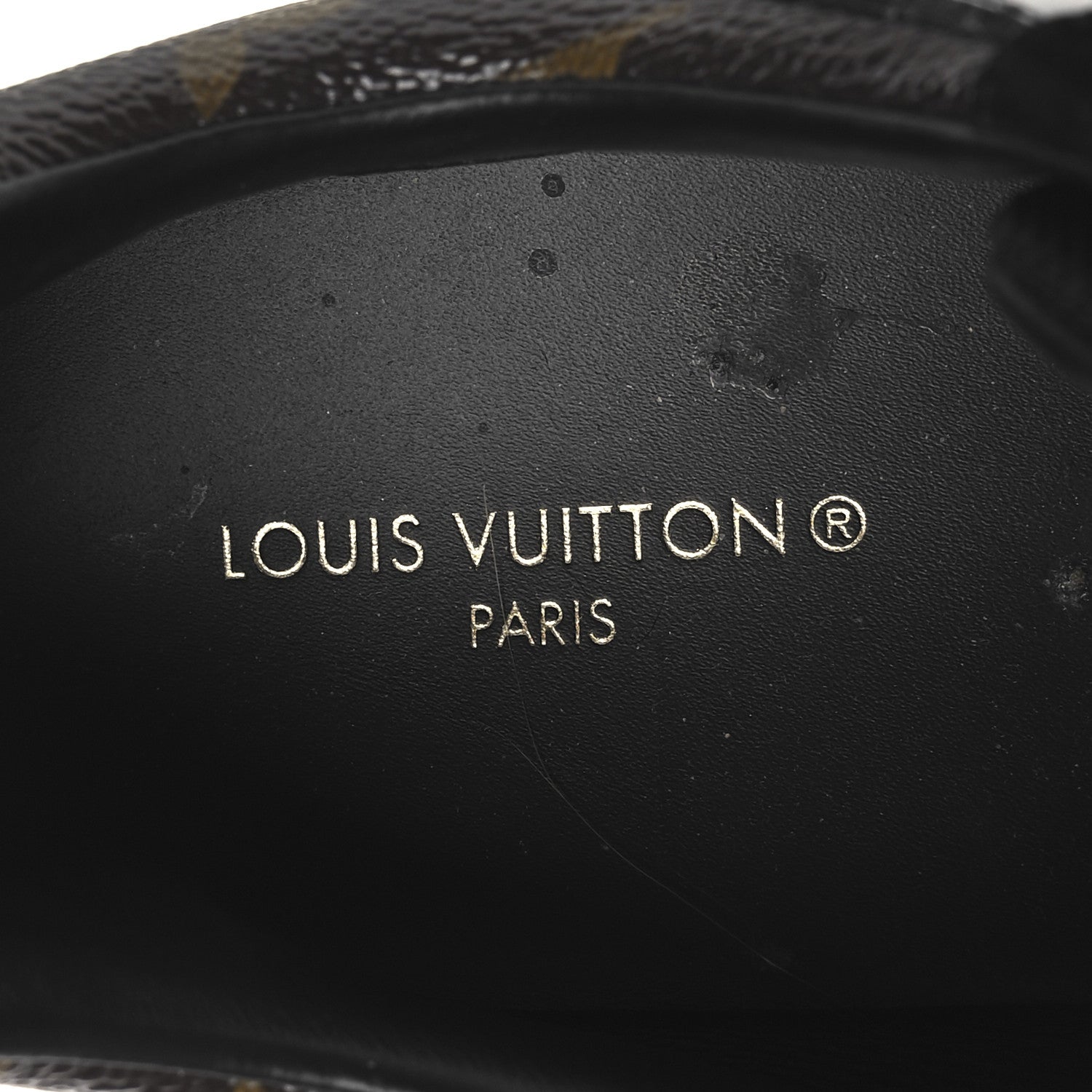 Louis Vuitton Suede Monogram Run Away Sneakers 42 Black 8 of 8