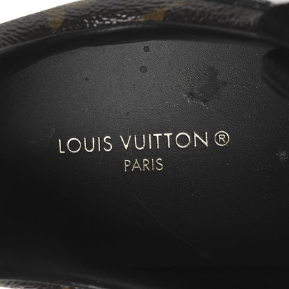 Louis Vuitton Suede Monogram Run Away Sneakers 42 Black 8 of 8