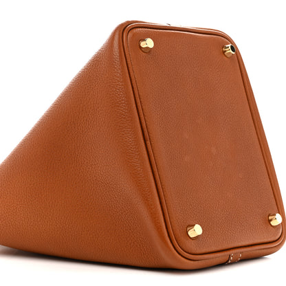 Hermes Barenia Faubourg Picotin Lock 18 PM Fauve 9 of 14