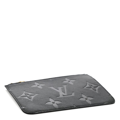 Louis Vuitton Empreinte Monogram Giant Neverfull MM Pochette Black 4 of 6