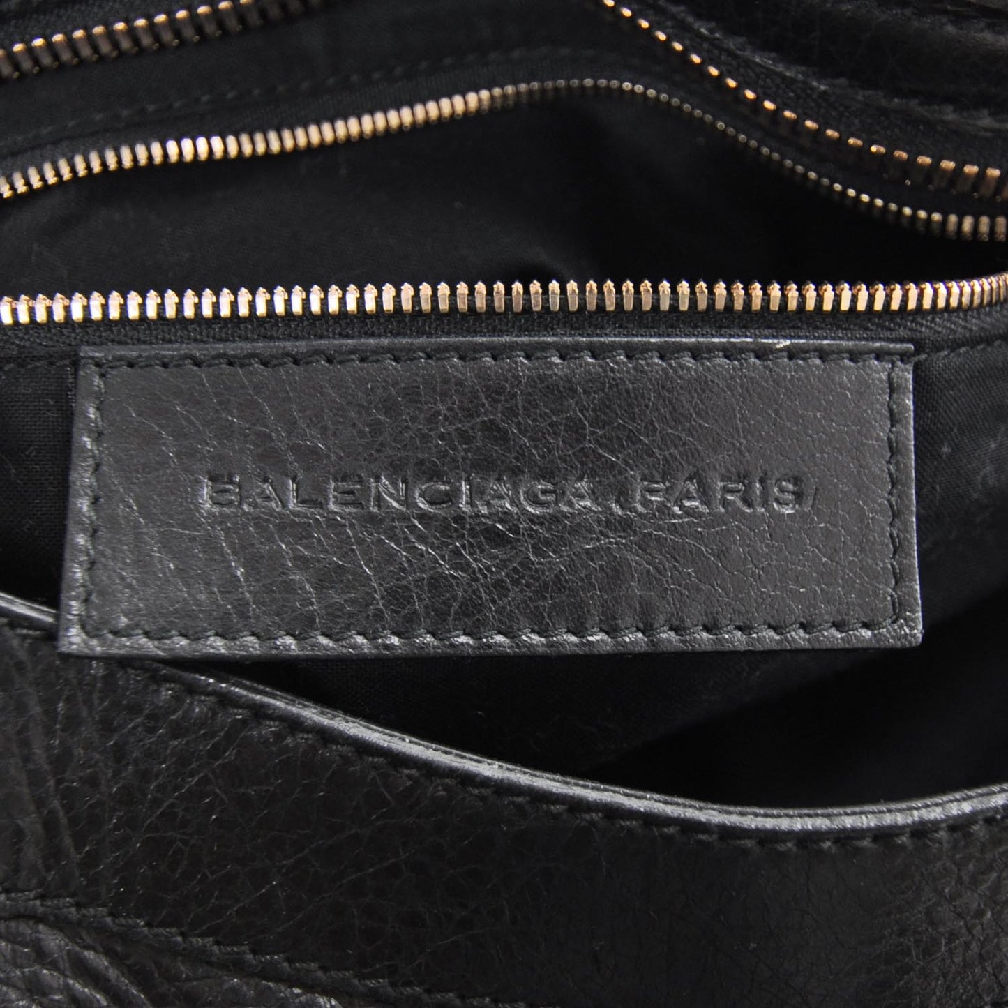 Agneau Rose Gold Hardware Giant City Black