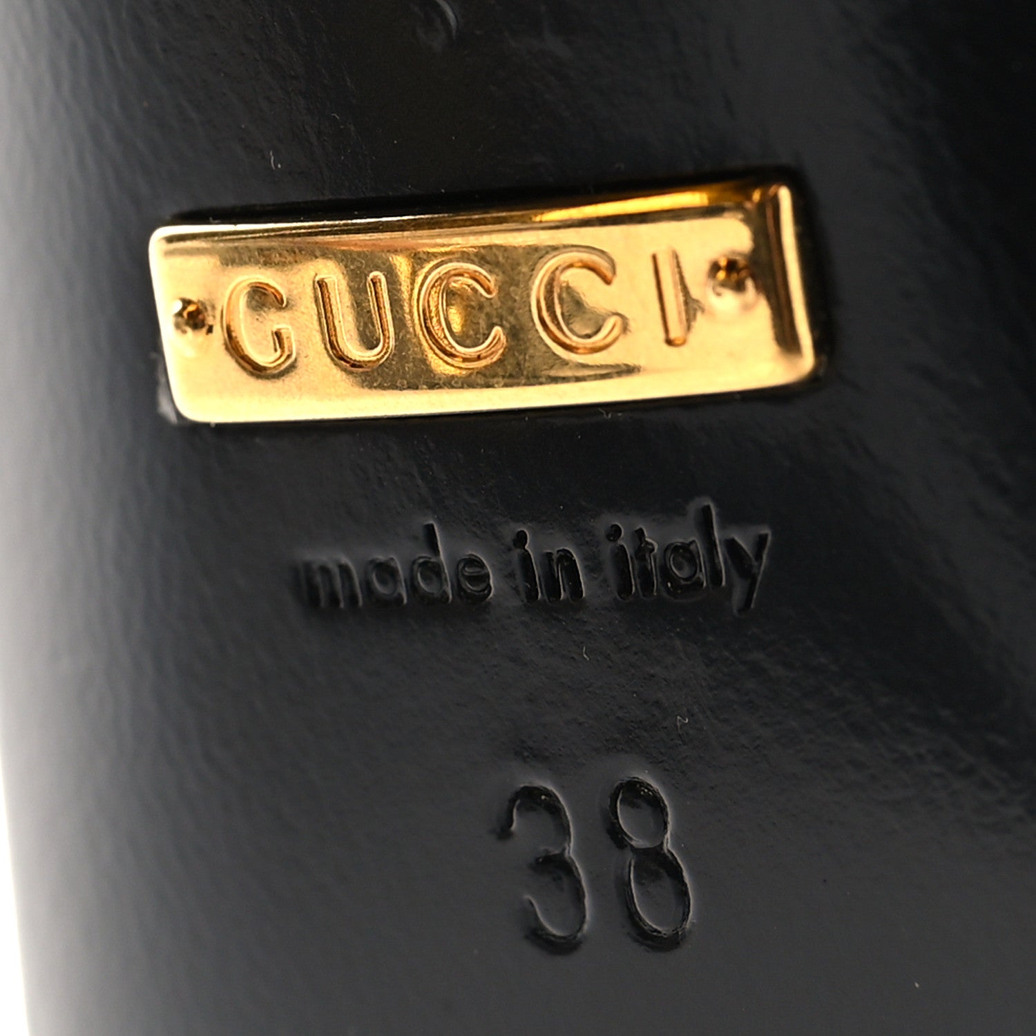 Gucci Malaga Kid Horsebit 75mm Pumps 38 Black 8 of 9